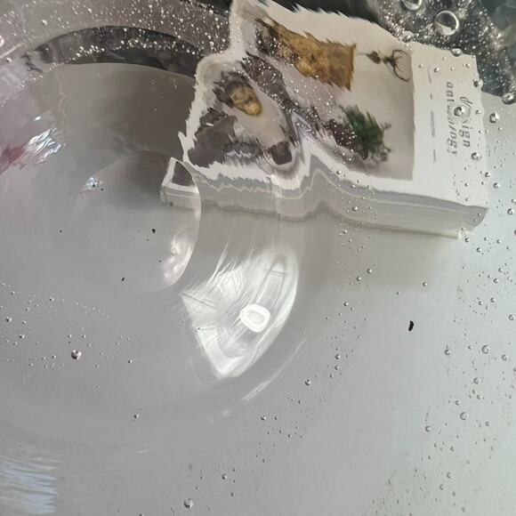 Villeroy And Boch Pink Depression Glass Trinket Dish Swirl/Teardrop Blown Glass - Picture 4 of 13